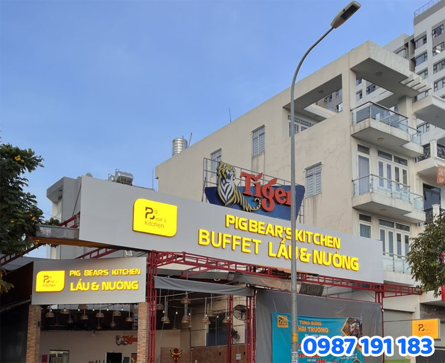 Mẫu bảng hiệu quán nướng đẹp số 2