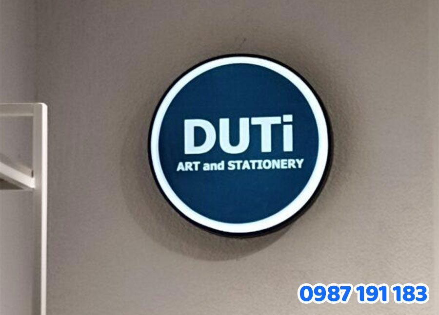 Hộp đèn logo 1 mặt