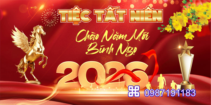 Sử dụng backdrop sẽ giúp chương trình Tết trở nên chuyên nghiệp hơn