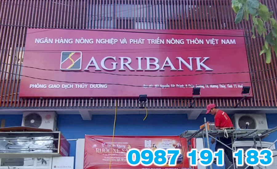 Mẫu bảng hiệu ngân hàng Agribank 05