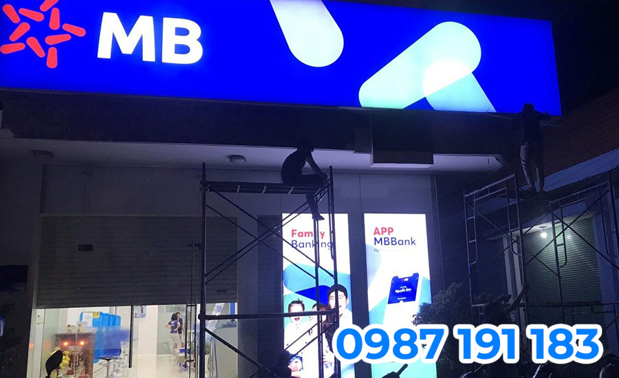Mẫu bảng hiệu ngân hàng MB Bank 01