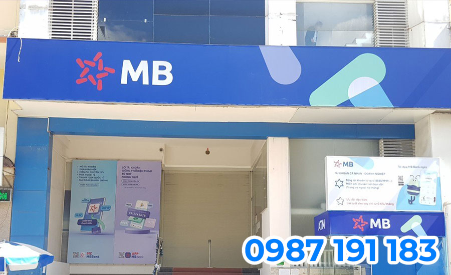 Mẫu bảng hiệu ngân hàng MB Bank 02