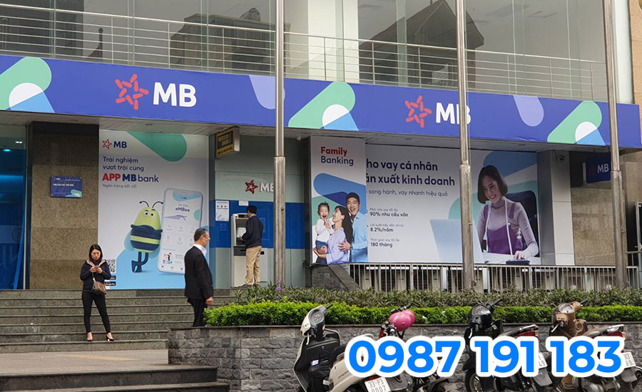 Mẫu bảng hiệu ngân hàng MB Bank 04