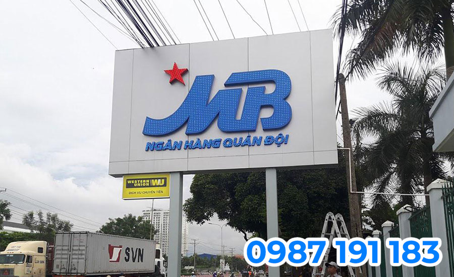 Mẫu bảng hiệu ngân hàng MB Bank 05
