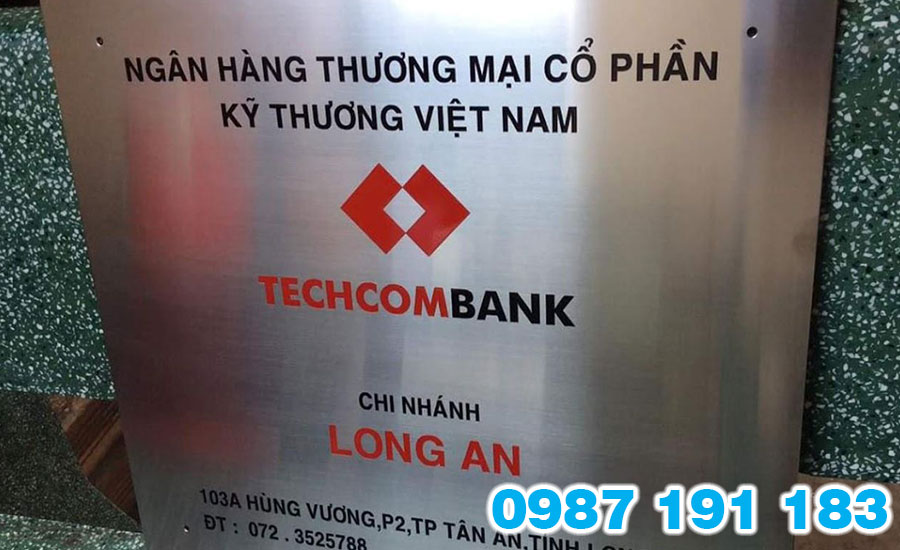 Mẫu bảng hiệu ngân hàng Techcombank 04