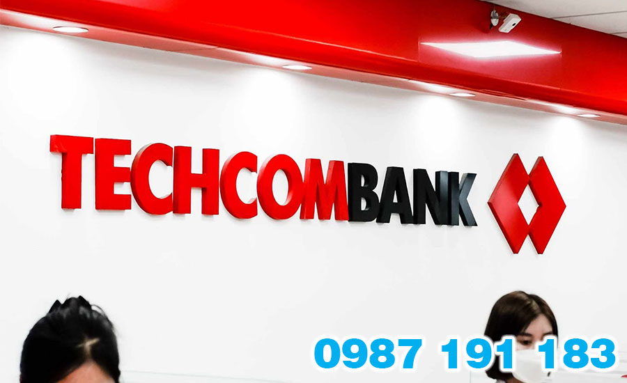 Mẫu bảng hiệu ngân hàng Techcombank 06
