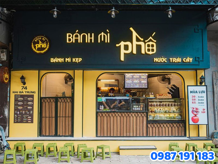 5 lý do khiến quán ăn uống cần bảng hiệu chuyên nghiệp