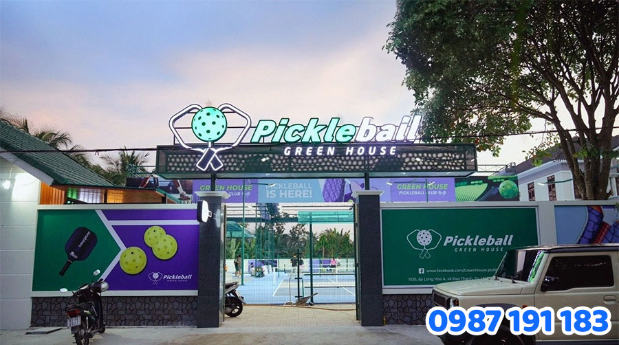 Mẫu bảng hiệu pickleball đẹp số 3