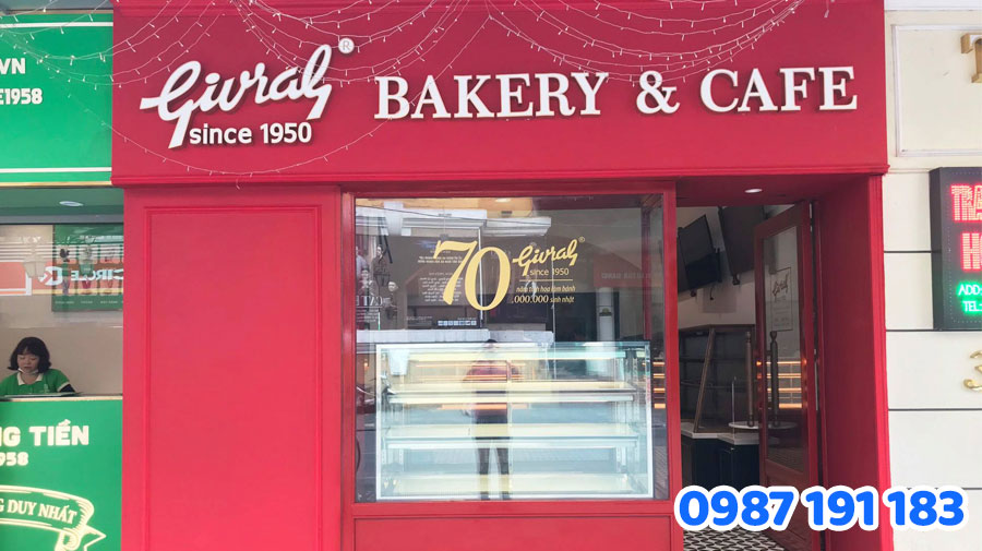 Mẫu bảng hiệu tiệm bánh đẹp số 5