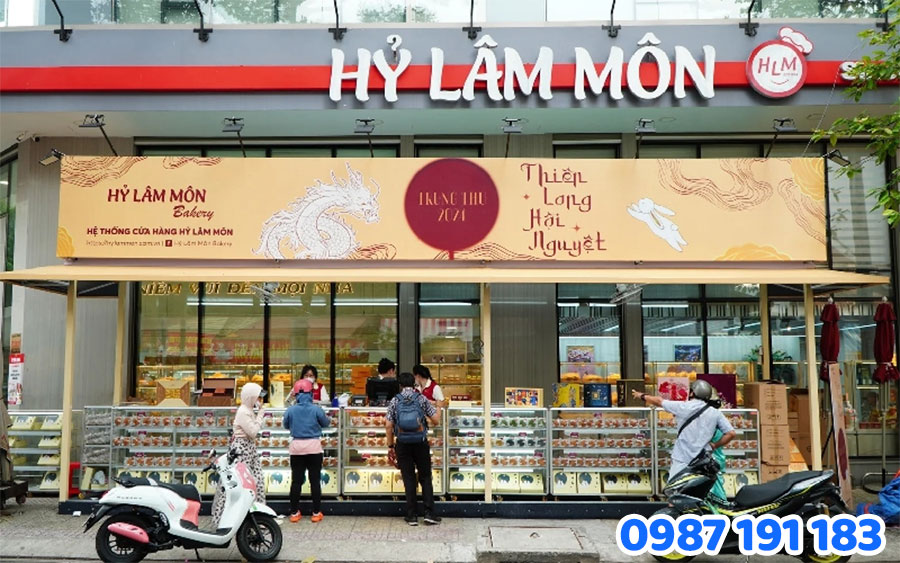 Cần thiết kế thi công bảng hiệu tiệm bánh tại HCM - liên hệ Sắc Kim ngay