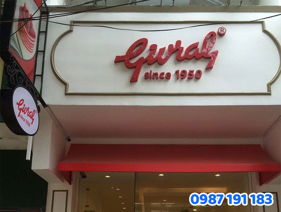 Mẫu bảng hiệu tiệm bánh đẹp số 4