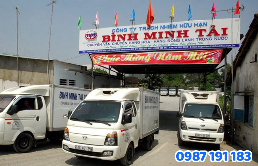 Mẫu bảng hiệu vận tải đẹp số 3