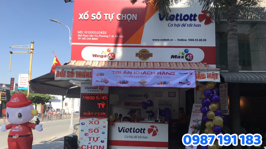 Bảng hiệu Vietlott cần đúng chuẩn: Vì sao?