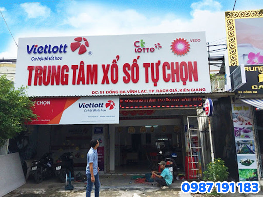 Chữ nổi Mica Vietlott