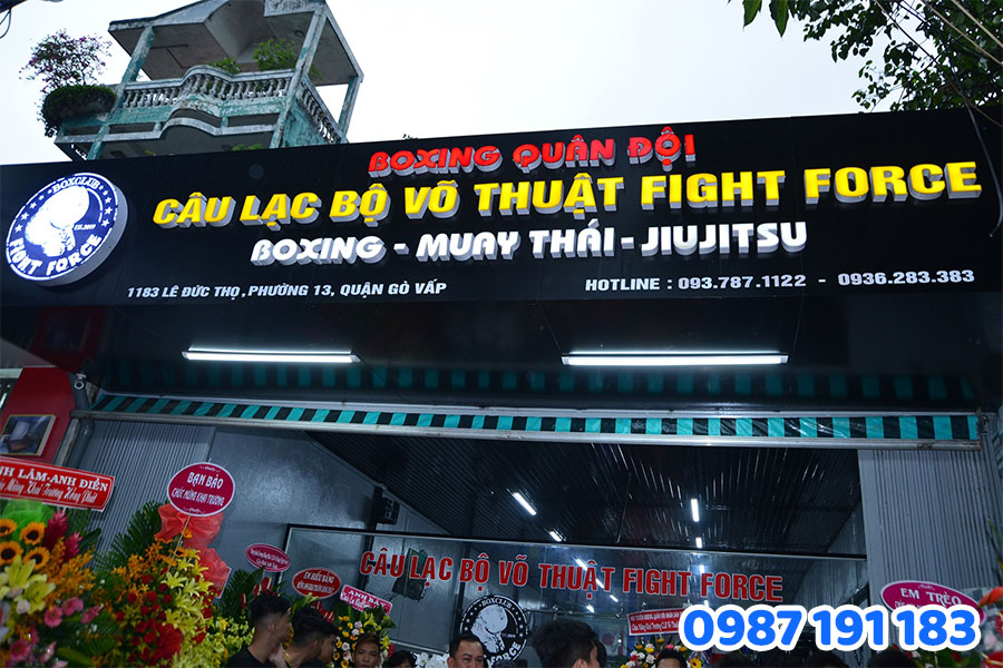 Thiết kế bảng hiệu võ thuật cần lưu ý