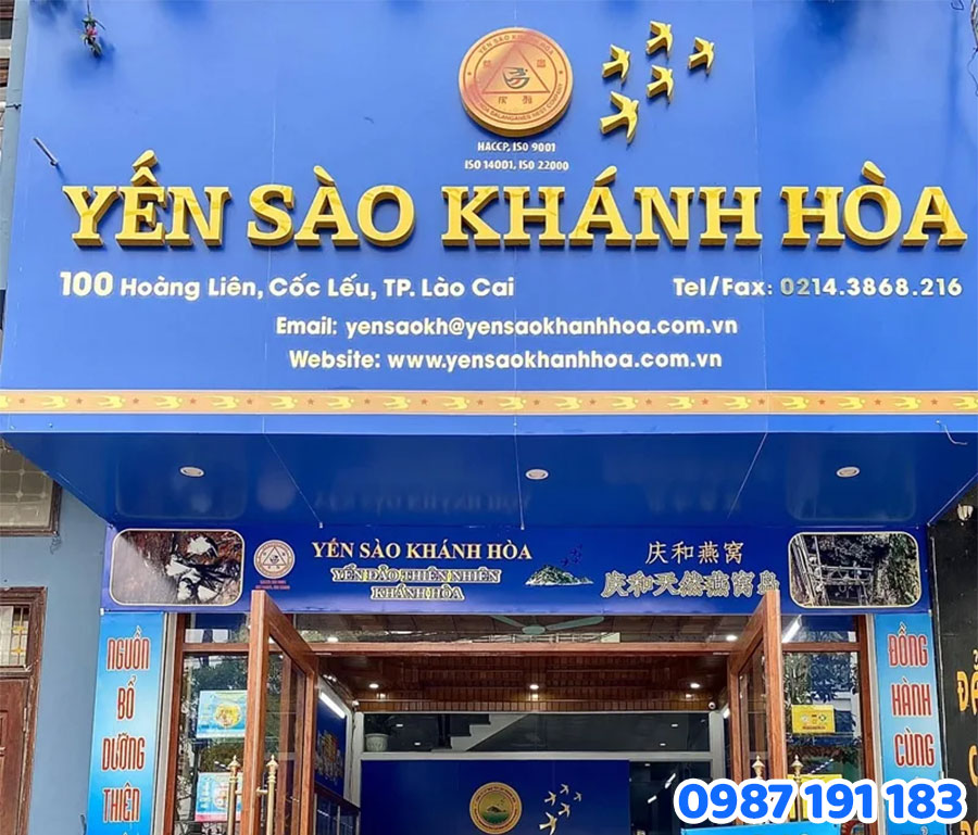 Bảng Hiệu Chữ Nổi Inox Vàng Gương