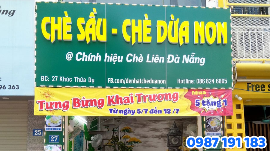TOP 15+ Mẫu Bảng hiệu bán chè “NHÌN LÀ MUỐN THỬ”