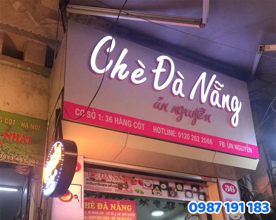 Lưu Ý Khi Làm Bảng Hiệu Quán Chè