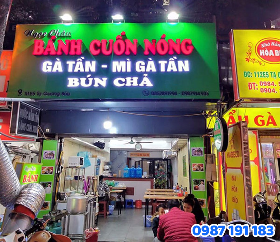 Bảng Hiệu Hộp Đèn mẫu 2