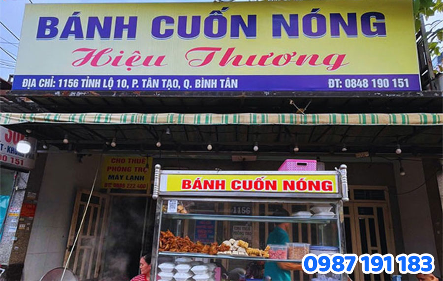 Bảng Hiệu Bạt Hiflex mẫu 2