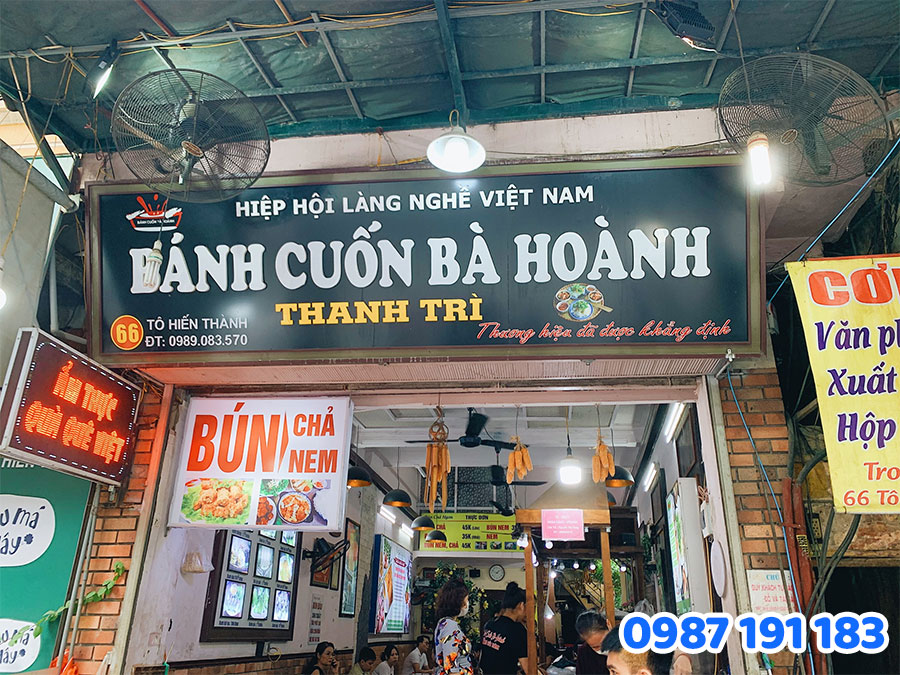 Bảng Hiệu Alu Chữ Nổi mẫu 3