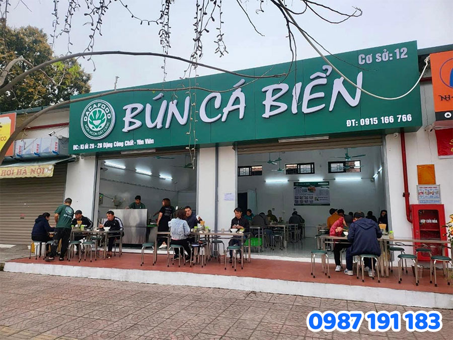 Bảng Hiệu Alu Chữ Nổi mẫu 5