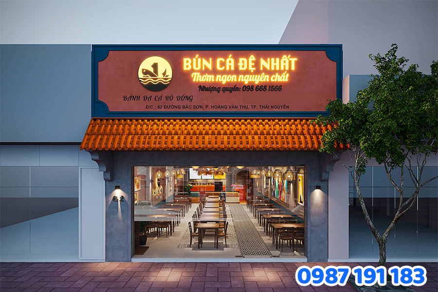 Bảng Hiệu Hộp Đèn mẫu 3
