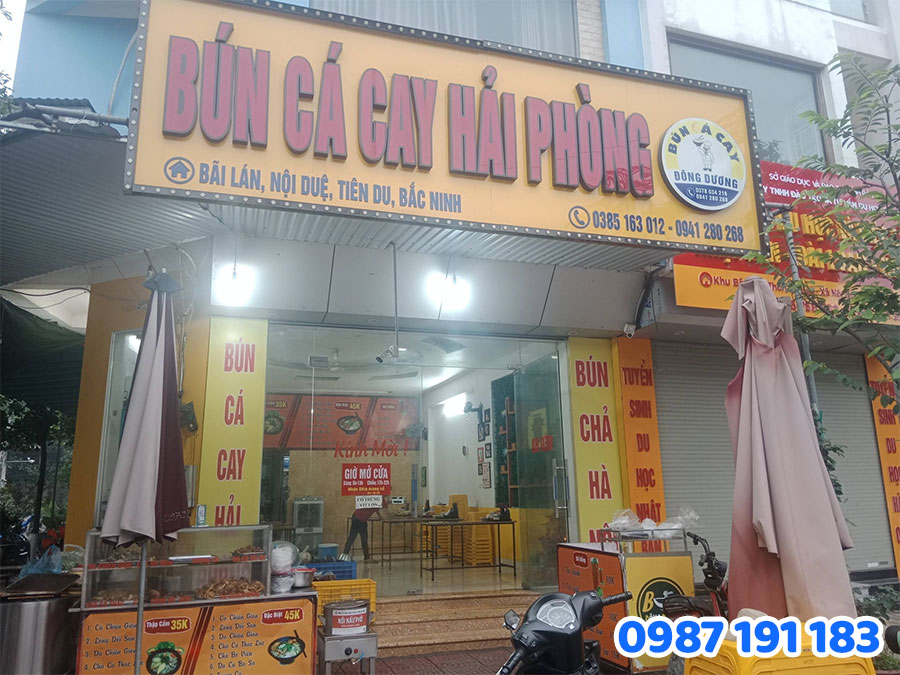 Nội Dung Nên Có Trên Bảng Hiệu Bún Cá