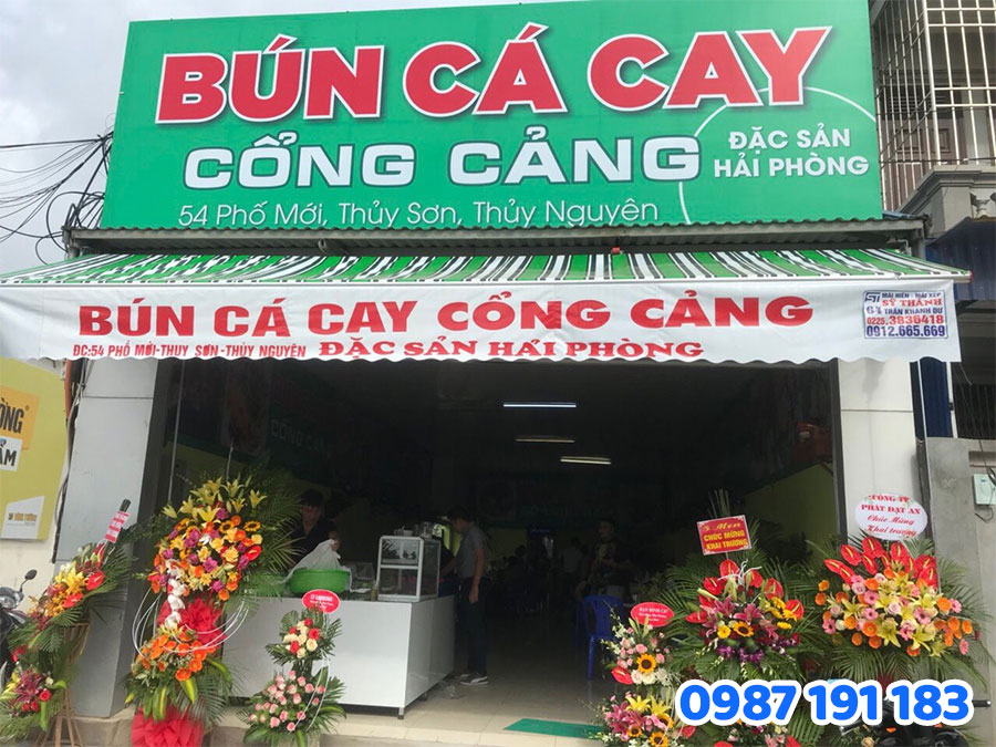 Bảng Hiệu Bạt Hiflex mẫu 2