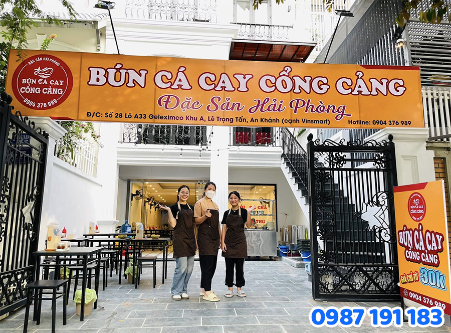 Bảng Hiệu Bạt Hiflex mẫu 3