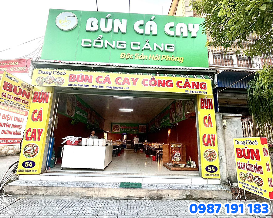 Bảng Hiệu Alu Chữ Nổi mẫu 2