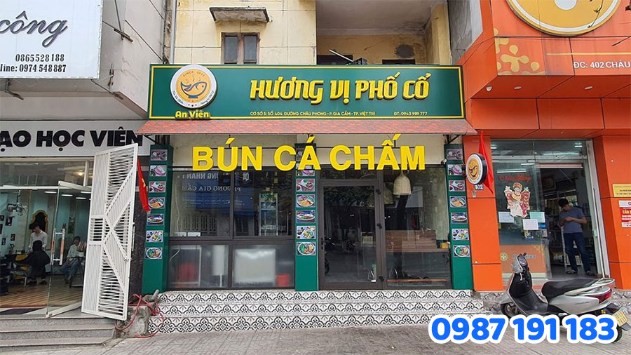 Bảng Hiệu Alu Chữ Nổi mẫu 4