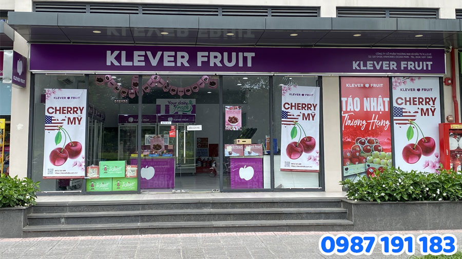 Bảng hiệu hoa quả sạch có cần đầu tư? Nội dung thiết kế cần những gì?