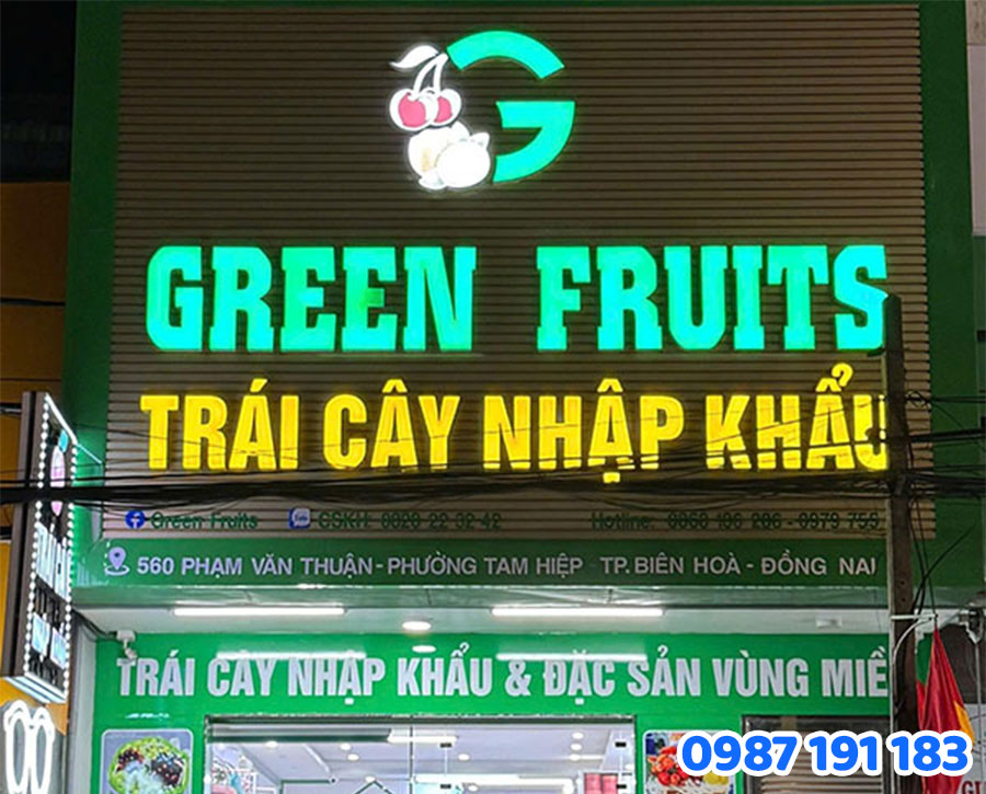 Bảng Hiệu Gỗ Phong Cách Organic