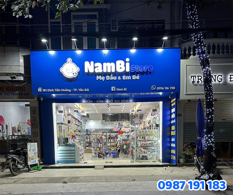 Bảng Hiệu Mica In UV / Chữ Nổi mẫu 1