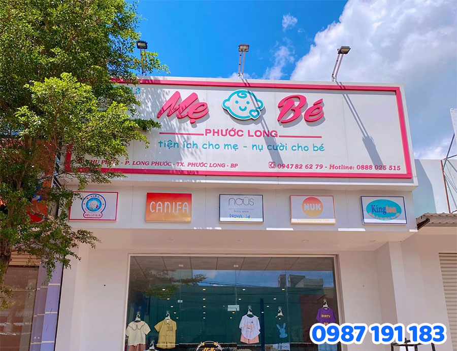 Bảng Hiệu Mica In UV / Chữ Nổi mẫu 5