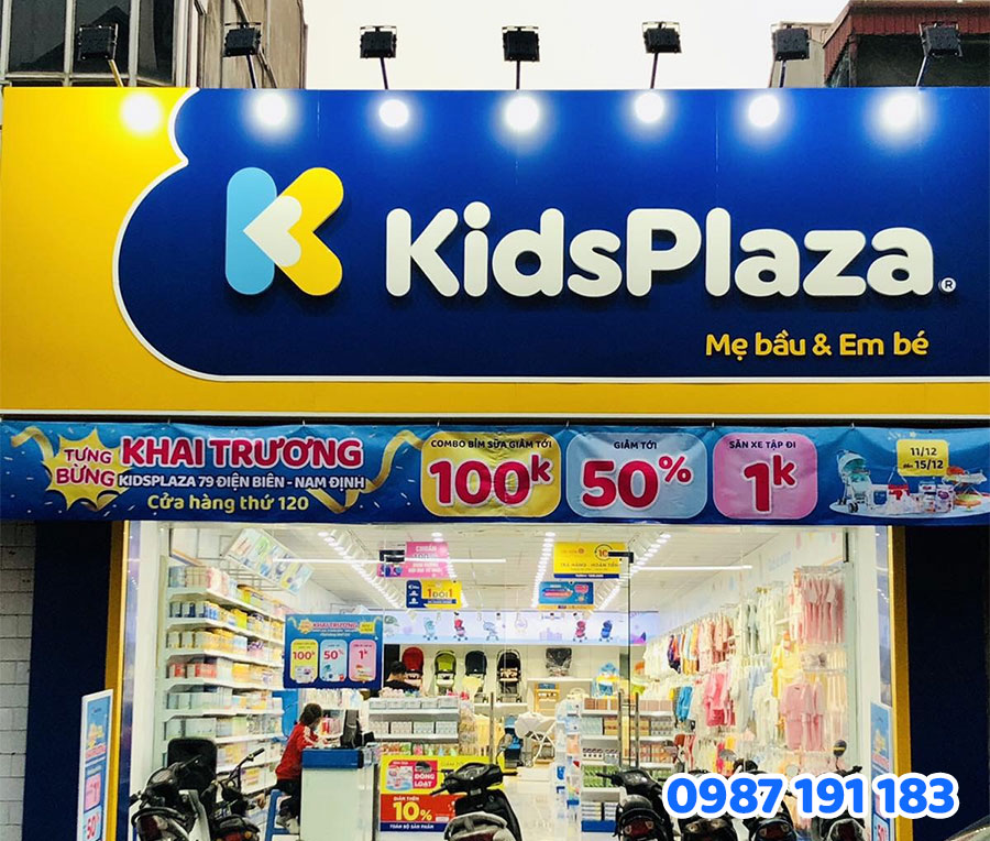 Bảng Hiệu Alu Chữ Nổi mẫu 2