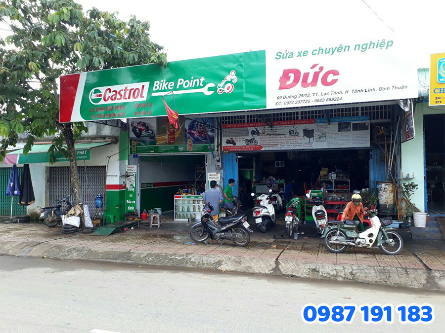 mẫu bảng quảng cáo dầu nhớt số 5