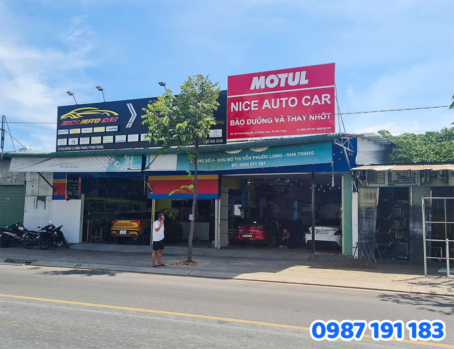 mẫu bảng quảng cáo dầu nhớt số 2