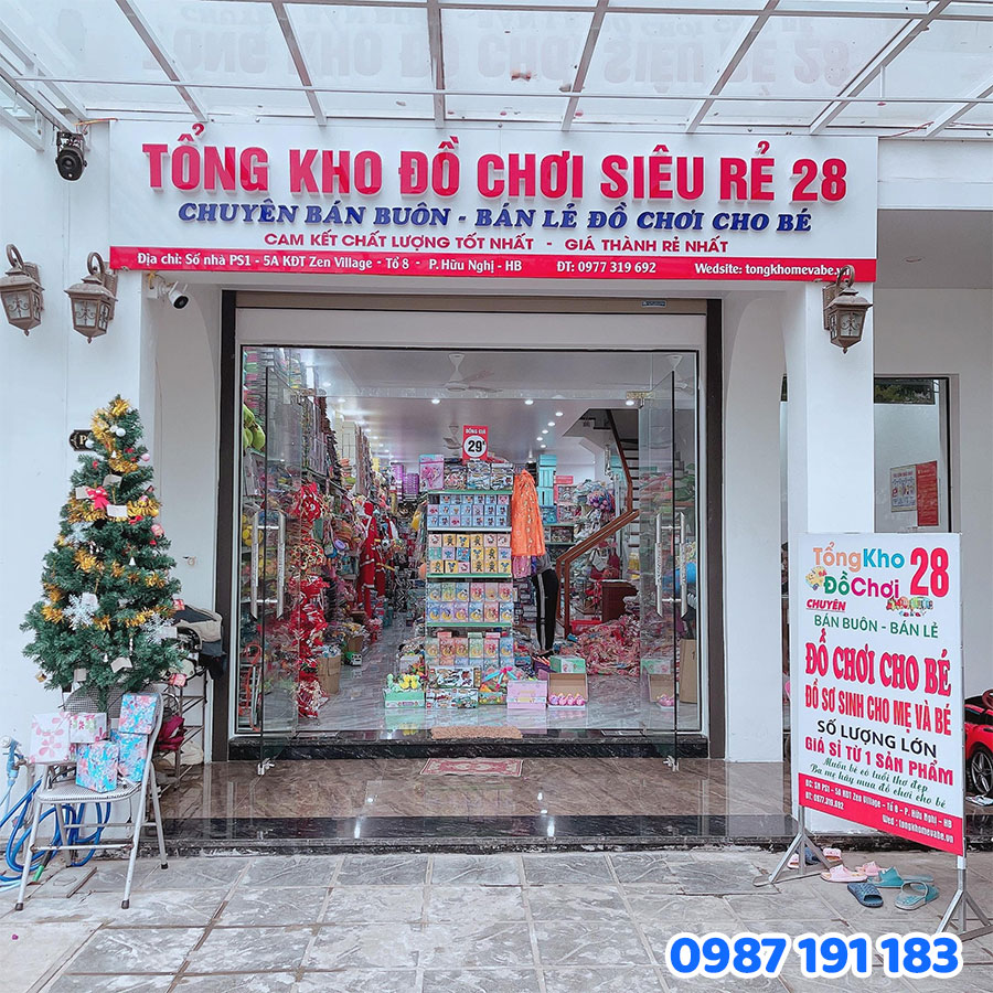 Mẫu biển quảng cáo đồ chơi trẻ em số 9