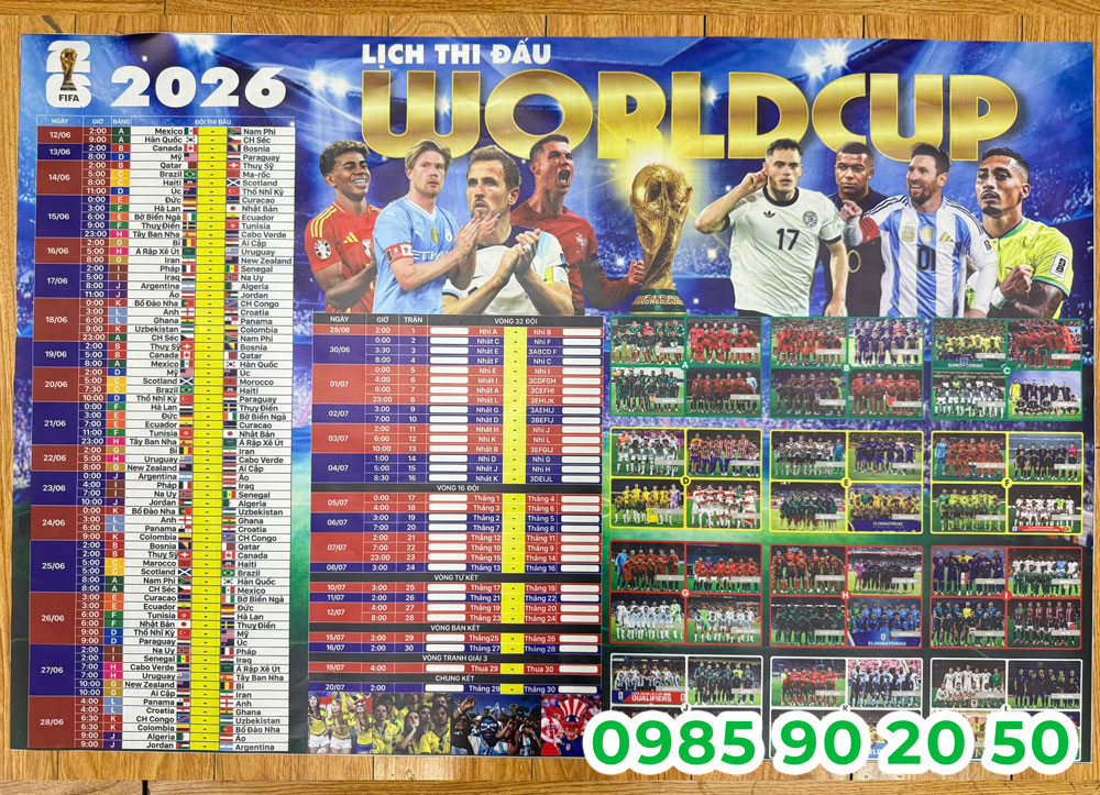 Mẫu lịch thi đấu World Cup 2026 04