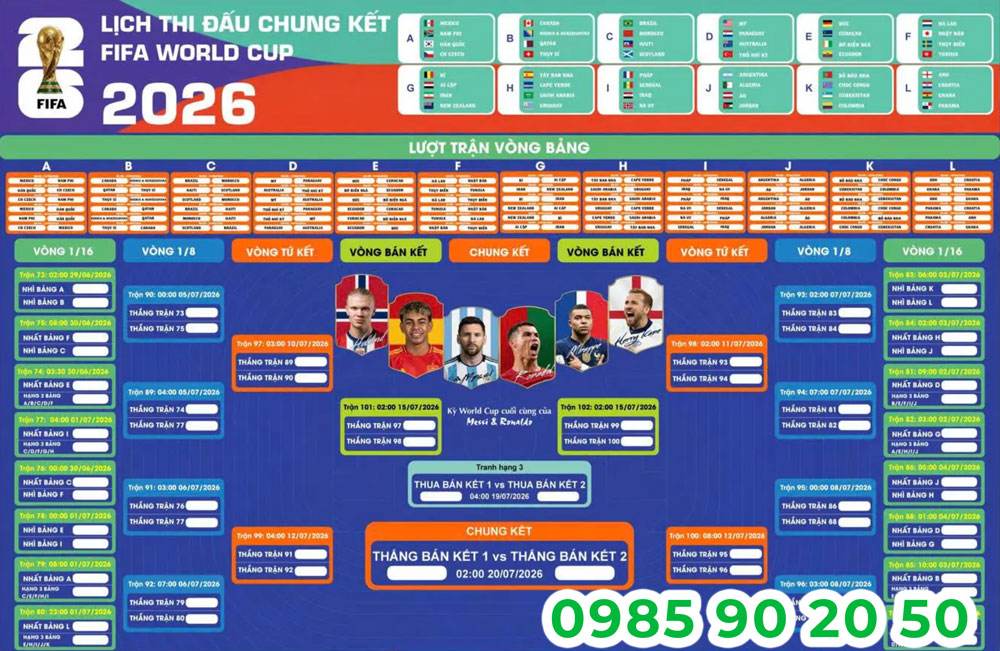 Việc in lịch thi đấu World Cup sẽ giúp quán tăng doanh số trong thời gian diễn ra giải đấu