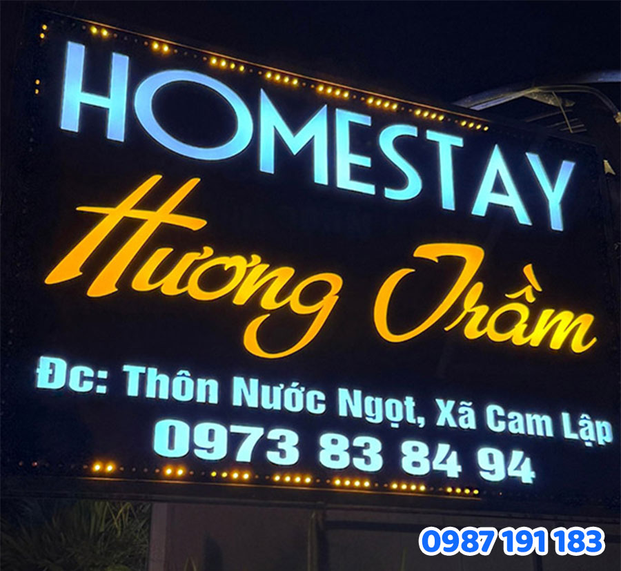 Mẫu biển homestay số 6