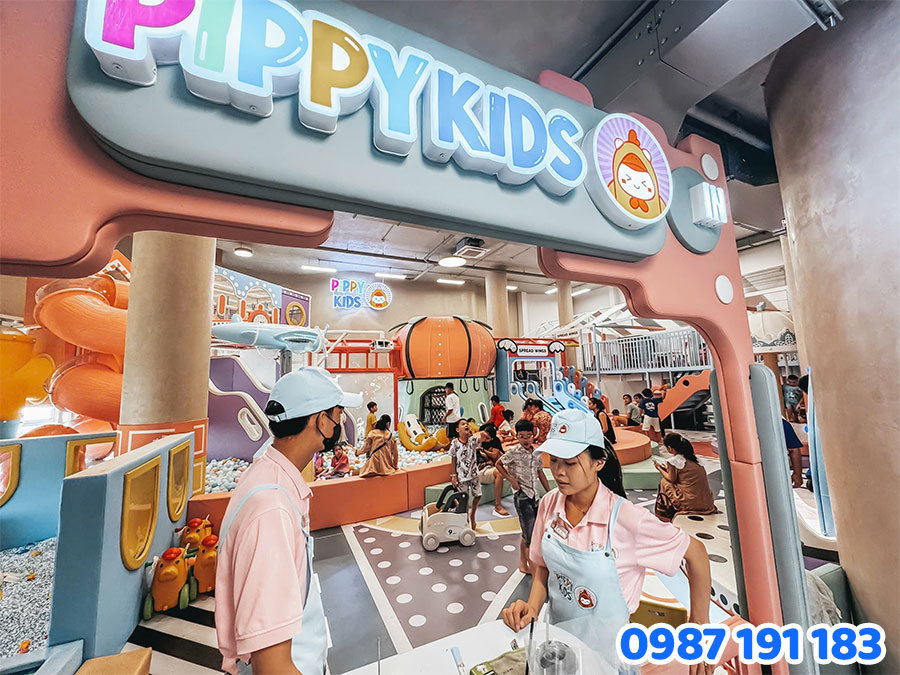 Mẫu bảng hiệu khu vui chơi trẻ em số 7