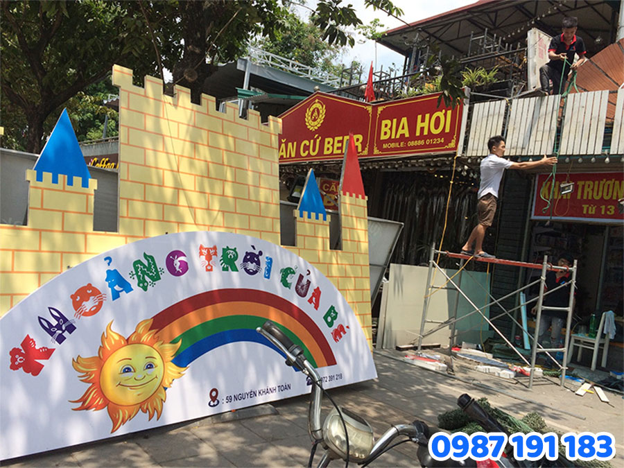 Mẫu bảng hiệu khu vui chơi trẻ em số 8