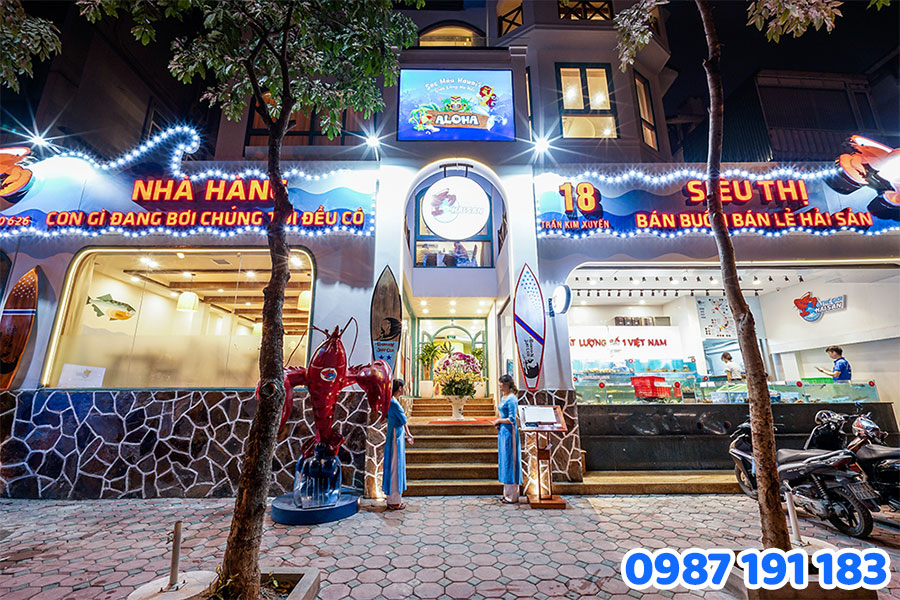 Bảng hiệu mica LED mẫu 1