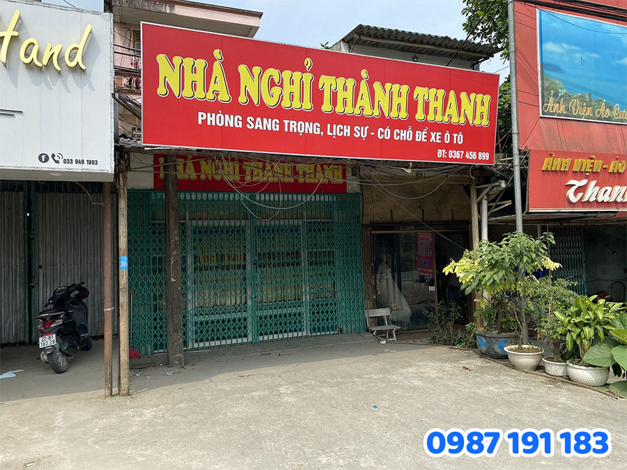 Mẫu bảng hiệu nhà nghỉ đẹp & thu hút khách số 8