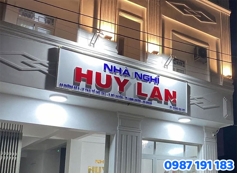 Mẫu bảng hiệu nhà nghỉ đẹp & thu hút khách số 1