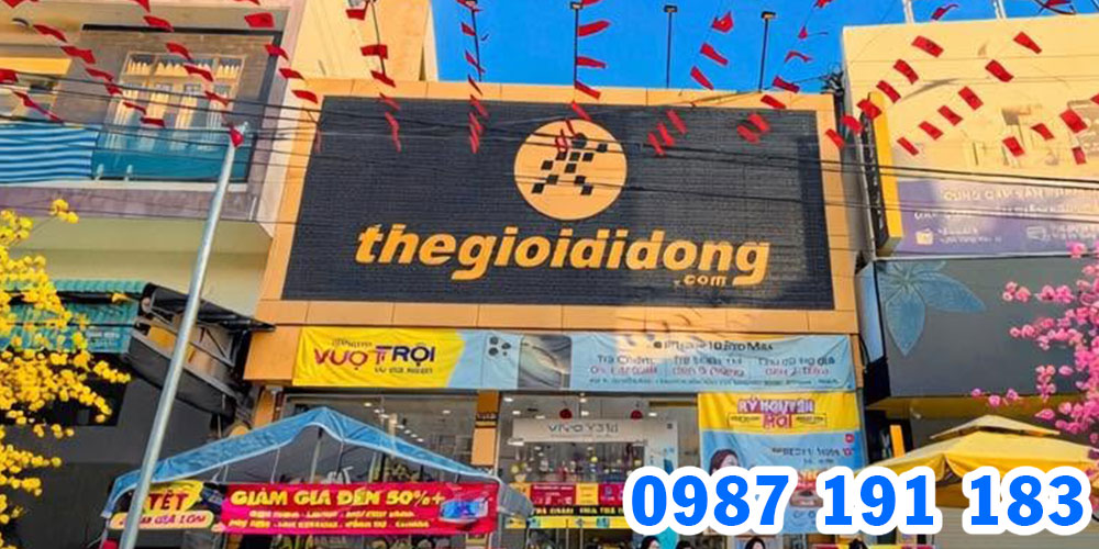 Mẫu bảng hiệu chuỗi cửa hàng Thế Giới Di Động 04