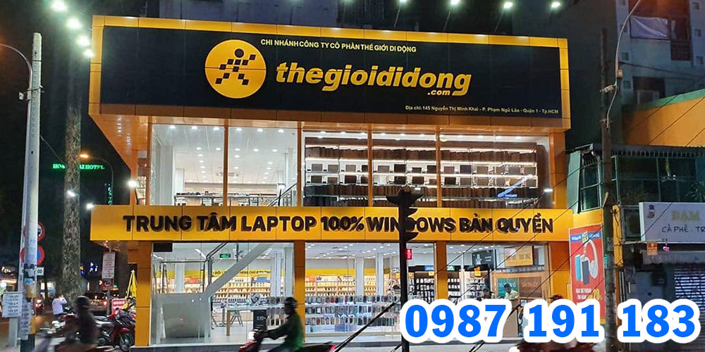 Mẫu bảng hiệu chuỗi cửa hàng Thế Giới Di Động 05
